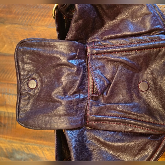 Marc By Marc Jacobs Bombay Hobo Bag Plum Padlock - Picture 4 of 13